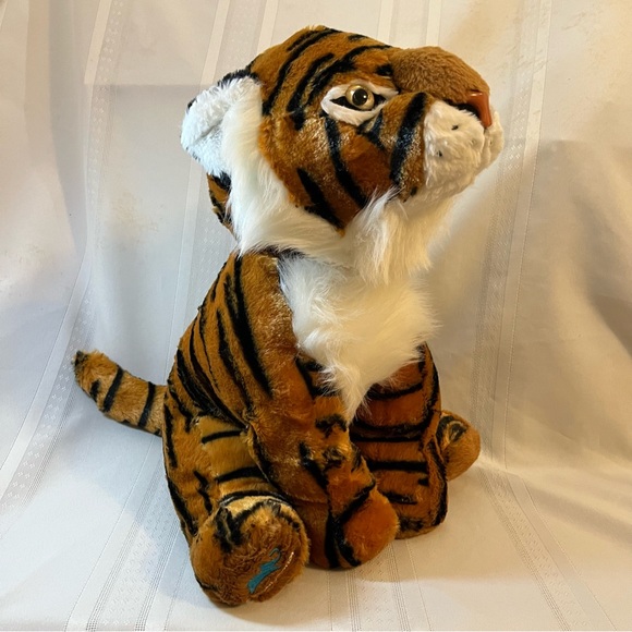 Animal Planet Plush Kids 14 inch Sitting Tiger Stuffed Animal - Picture 2 of 14
